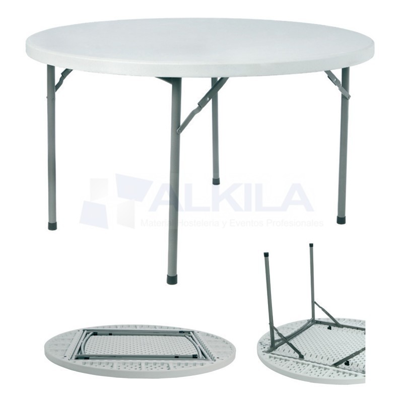 MESA PLEGABLE 150CM DIAMETRO