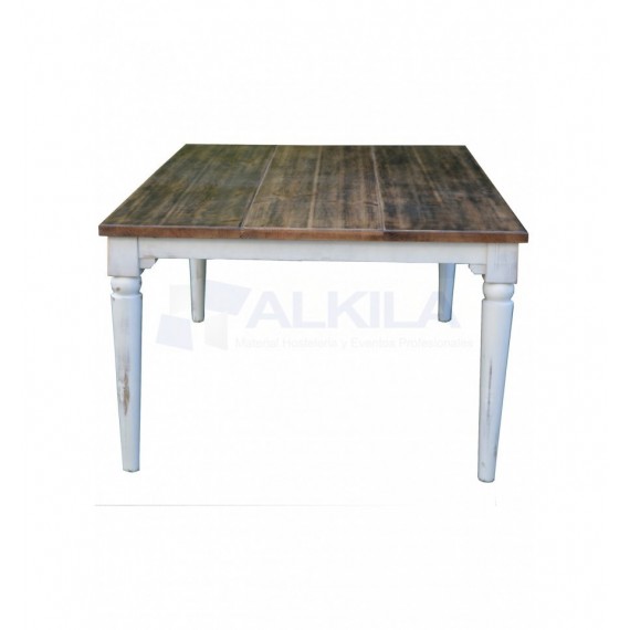Mesa de madera rústica 200x120