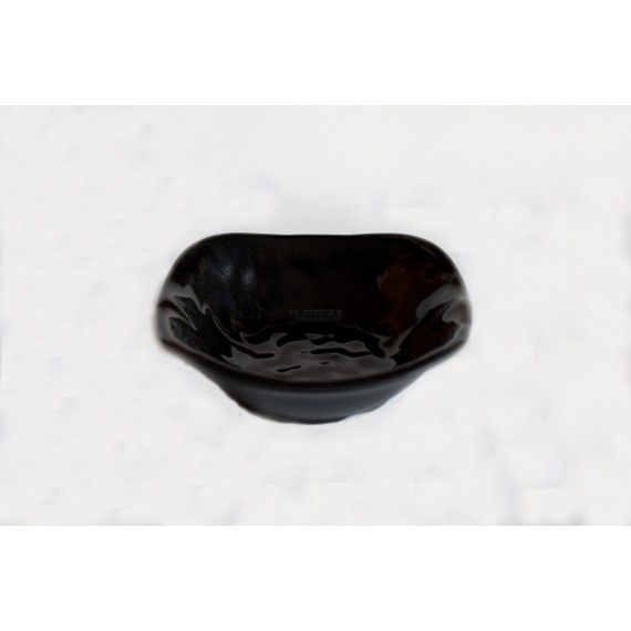 Bowl mamba cuadrado melanina negra 10,2 x 10,2 x 3,4 cm