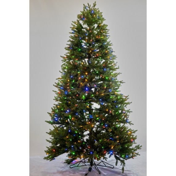 Árbol navidad con luces