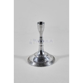 Candelabro plateado vela pequeña
