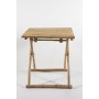 Mesa plegable de bambú
